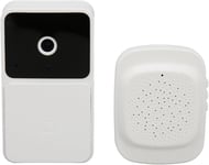 Sonnette Vidéo Sans Fil, Caméra De Sonnette Vidéo Intelligente Wifi 2,4 Ghz Avec Application, Prise En Charge De La Vision Nocturne, Interphone Vocal, Photo Automatique, Caméra