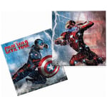 Serviettes de table Nappes, Sets de table Captain America Civil War  SG27407