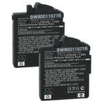 Vhbw 2x Batterie Remplacement Pour Sennheiser 0121147748, Ba370, Ba 370 Px Pour Casque Audio, Écouteurs Sans Fil (270mah, 3,7v, Li-Polymère)