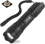 501IR Lampe torche infrarouge avec zoom en continu à intensité variable mode unique étanche tactique pour la chasse avec vision nocturne 940 nm 5 W