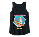 Womens Fantasy Pizza Funny Unicorn Rainbow Unicorn Fantasy Books Tank Top