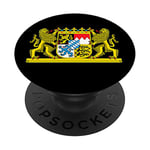 Coat Of Arms Bavaria Germany Pop Mount Socket Seal State PopSockets Grip and Stand for Phones and Tablets