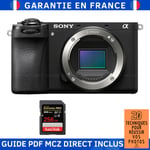 Sony Alpha 6700 ( A6700 ) + 1 SanDisk 256GB Extreme PRO UHS-II SDXC 300 MB/s + Guide PDF MCZ DIRECT '20 TECHNIQUES POUR RÉUSSIR VOS PHOTOS