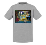 T-Shirt Enfant Simpson Bart Jesus Nativite Chretien Parodie