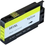 Kompatibel med 951XL (CN048AE) Blekkpatron gul for HP