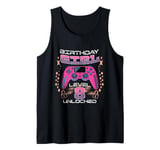 8th Birthday Gaming Gift Girl Age 8 Year Old Gamer Girls Tank Top