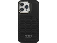 Audi Audi Synthetic Leather Magsafe Iphone 14 Pro Max 6.7" Czarny/Black Hardcase Au-Tpupcmip14pm-Gt/D3-Bk