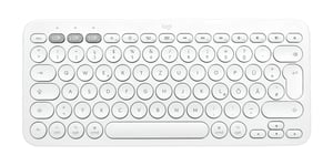 Logitech K380 Multi-Device Bluetooth Keyboard - tastatur - QWERTZ - Tysk - elfenbenshvit