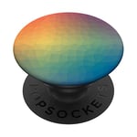 Rainbow Pride LGBT Pride Flag Colorful Pattern Phone Popper PopSockets Grip and Stand for Phones and Tablets