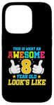 Coque pour iPhone 14 Pro Voici à quoi ressemble un enfant génial de 8 ans : 8e anniversaire