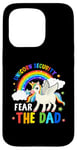 iPhone 15 Pro Halloween Costume Men Unicorn Security Fear The Dad Rainbow Case