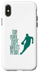 Coque pour iPhone X/XS Crossovers & Laughs - Le maillot de basket-ball amusant ultime