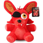 FNAF Fazbear Freddy, Plyschleksaker, Five Nights at Freddy, Golden Bear, Pyjamas, Cupcake Foxy, Glown Ball Plyschboll, 25cm Red Fox