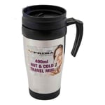 Steel Thermos Travel Mug Tea Coffee Thermal Drinking Flask Cup Slide Top 400ml