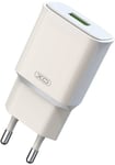 XO Vegglader USB-A 18W Quick Charge 3.0