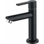 Robinet de Lavabo Eau Froide Uniquement, Mitigeur Salle de Bains en Laiton Durable, Robinet Lave-Mains Aérateur Démontable, Robinetterie pour