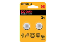 Kodak MAX KCR1616 batteri - 2 x CR1616 - Li