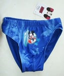 bas de maillot de bain bleu Mickey neuf taille 6 ans marque Disney