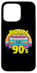 iPhone 15 Pro Max Born in the 90's Cassette Retro Look 90s Fans 90s Case