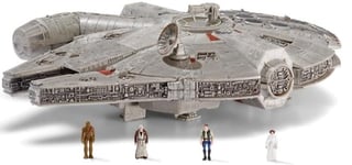 Star Wars - Micro Galaxy Deluxe Vehicle (9" Vehicle & Figure) -Millenium Falcon Wave 1r