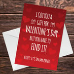 Hilarious Valentines Day Card For Him Her Rude Card For Men Women Love Card