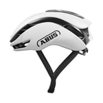 ABUS Casque de vélo de course GameChanger 2.0 - Casque aérodynamique haute performance avec aérodynamisme et ventilation optimisés - pour hommes et femmes - Taille S, Blanc