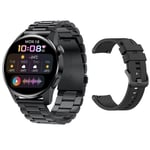 RUMOCOVO Montre connectée pour téléphone Huawei, Xiaomi, IOS, Android, GT3, Bluetooth, appels, fréquence cardiaque, tension artérielle, pour hommes et femmes Z73