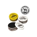 Amahorse - Blanc - Savon en pâte pour cuir, jaune, noir ou neutre 340 g