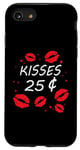 Coque pour iPhone SE (2020) / 7 / 8 Bisous 25 Cents Love Heart Funny Valentines Day