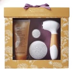 SANCTUARY SPA BUFF POLISH & PERFECT FACE AND BODY BRUSH WITH BODY SCRUB GIFT SET