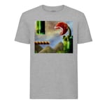 T-Shirt Homme Col Rond Mario Niveaux Sanglants Jeux Video Plates Formes