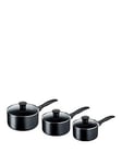 Tefal Induction 3Pc Saucepan &Amp; Frying Pan Set