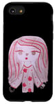 iPhone SE (2020) / 7 / 8 Hand drawn dreamy little girl wearing a beautiful dress Case