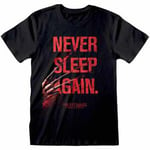 T-shirt Nightmare On Elm Street  Never Sleep Again