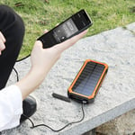 Wireless Solar Power Bank 30000mAh Waterproof Solar Charger DP Fast Charging