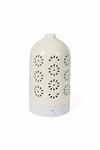 Galileo Casa humidificateur Céramique losanges avec diffuseur essences, Blanc, Non