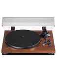 Teac TN-280BT-A3 Platine Vinyle avec Sortie Bluetooth (Plateau en Aluminium, entraînement par Courroie, préamplificateur Phono MM, boîtier MDF Haute densité) Noyer Marron