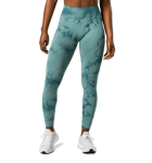 Icaniwill W Define Seamless Tie Dye Tights Uusimmat TEAL