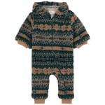 Cozmo Ethnic Sherpa Baby Bear Onesie Unique | Grön | 9 months