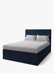 Koti Home Eden Upholstered Ottoman Storage Bed, King Size