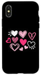 iPhone X/XS Cute Happy Valentines Day Cute Love Heart Pattern Women Kids Case