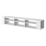 Selsey Weri - Meuble TV - 175 cm, Blanc - Style Moderne