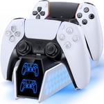 PS5 Controller Charger Station Compatible with Dualsense & Edge Controllers, PS5