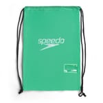 SPEEDO GREEN SWIMMING MESH KIT BAG 35L WITH DRAWSTRING AND NAME IDENTIFICATION