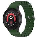 Samsung Galaxy Watch 6 44mm Sportigt Full-fit armband i silikon, grön