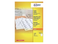 Avery Dp002-100, Hvit, Selvklebende Skriveretikett, A4, Papir, Permanent, Rektangel