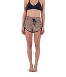 Hurley Leopard Aquas 2,5" Boardshort Maillot de Bain pour Femme, Brown Sugar