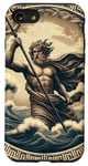 Coque pour iPhone SE (2020) / 7 / 8 Dieu grec Poséidon Mythologie de la Grèce antique