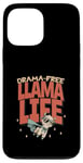 Coque pour iPhone 13 Pro Max Drama Free Llama Life Present T-shirt humoristique