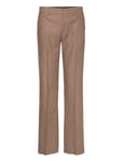 Bootcut Check Trousers Beige Filippa K